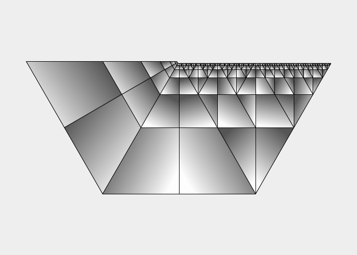 Two trapezoids and two triangles